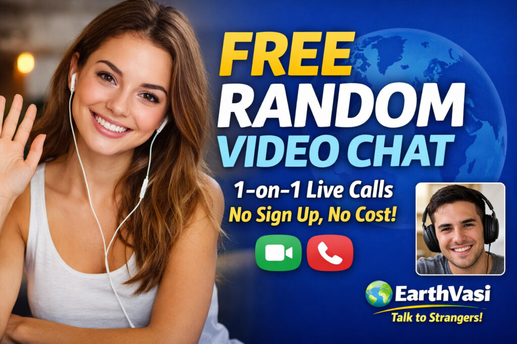 Omegle Video Call Free – Best Free Random 1v1 Video Chat App Like Omegle  EarthVasi